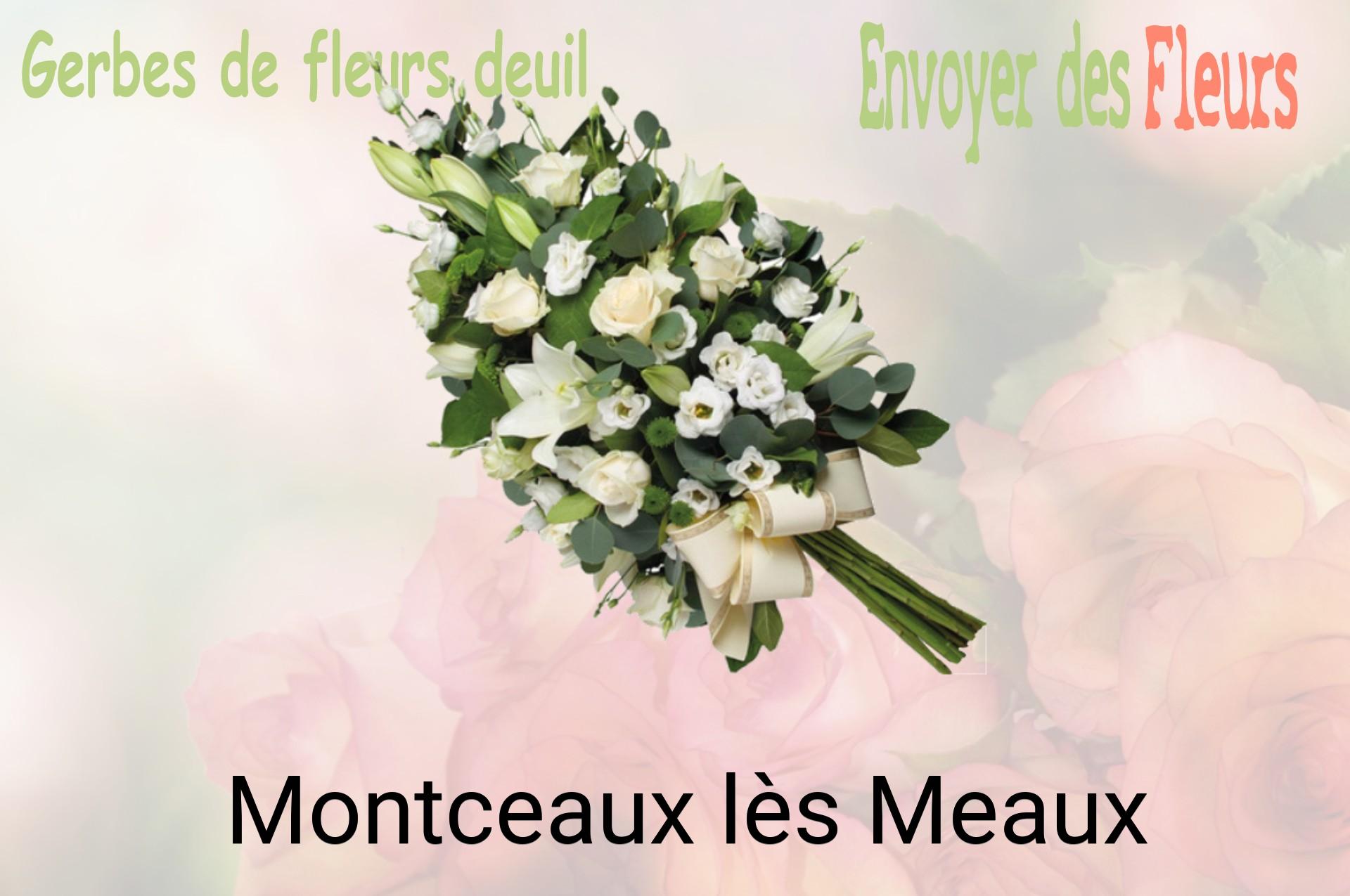 Gerbe de fleurs de deuil livrée à Montceaux-lès-Meaux